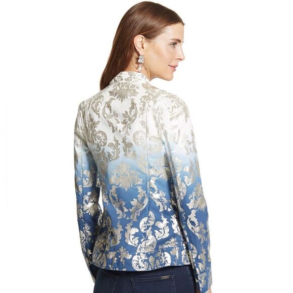 Chico’s Novelty Foiled Jacket - Picture 2 of 7